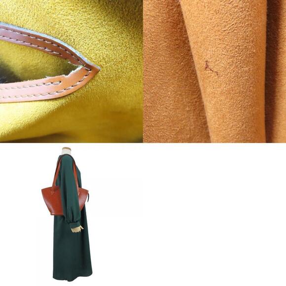 LOUIS VUITTON Brown Leather Tote Bag - Picture 10 of 11